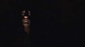 dark scary face