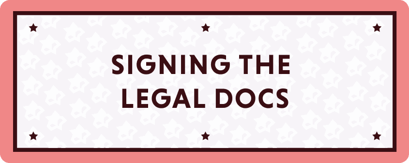 How to officiate a wedding, step 7: Signing the legal documents